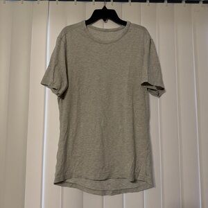 lululemon athletica Heather Gray Short Sleeve Tee